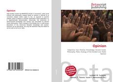 Bookcover of Opinion