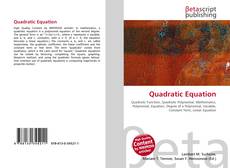 Couverture de Quadratic Equation