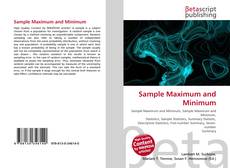 Copertina di Sample Maximum and Minimum