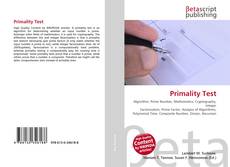 Capa do livro de Primality Test 