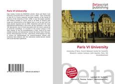 Portada del libro de Paris VI University