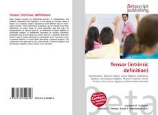 Tensor (intrinsic definition) kitap kapağı
