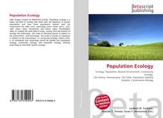 Capa do livro de Population Ecology 