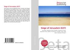 Capa do livro de Siege of Jerusalem (637) 