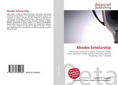 Capa do livro de Rhodes Scholarship 