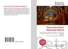 Place-Saint-Henri (Montreal Metro)的封面