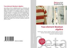 Capa do livro de Two-element Boolean algebra 