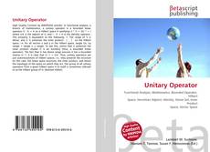 Couverture de Unitary Operator