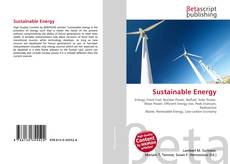 Sustainable Energy的封面