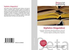 Buchcover von Stylistics (linguistics)