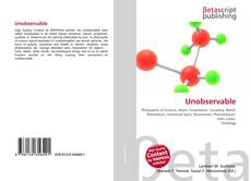 Unobservable kitap kapağı