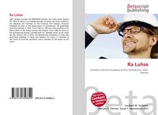 Capa do livro de Ra Luhse 
