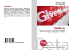 Capa do livro de Passphrase 