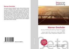Couverture de Werner Drechsler