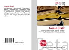 Обложка Tongue-twister