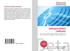 Capa do livro de Software Defect Indicator 