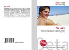 Обложка Pig Latin