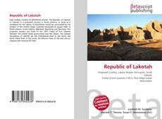 Capa do livro de Republic of Lakotah 