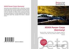Couverture de XXXIX Panzer Corps (Germany)