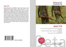Buchcover von Unit 773