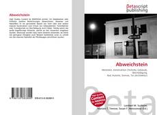 Copertina di Abweichstein