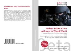 Buchcover von United States Army uniforms in World War II