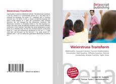 Bookcover of Weierstrass Transform