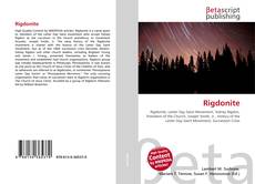 Couverture de Rigdonite