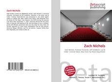 Copertina di Zach Nichols