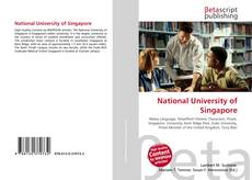 Couverture de National University of Singapore