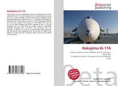 Copertina di Nakajima Ki-116