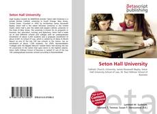 Capa do livro de Seton Hall University 