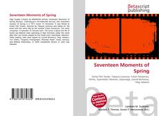 Capa do livro de Seventeen Moments of Spring 