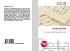 Capa do livro de Pierre Boulez 