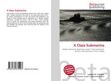 Portada del libro de X Class Submarine