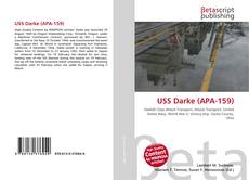 Capa do livro de USS Darke (APA-159) 