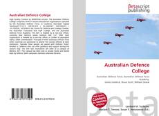 Couverture de Australian Defence College