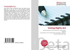 Capa do livro de Voting Rights Act 