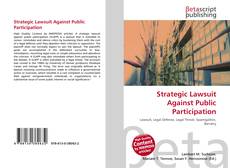 Couverture de Strategic Lawsuit Against Public Participation