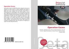 Copertina di Operation Excess