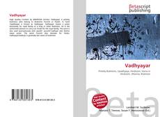 Couverture de Vadhyayar