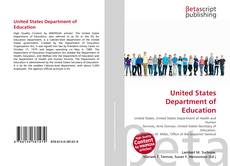 Couverture de United States Department of Education