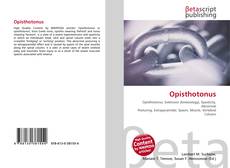 Capa do livro de Opisthotonus 