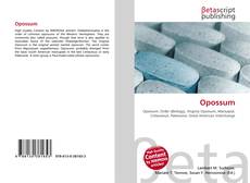 Portada del libro de Opossum