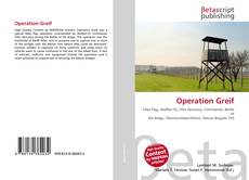 Portada del libro de Operation Greif