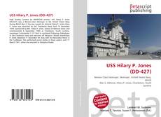 Capa do livro de USS Hilary P. Jones (DD-427) 