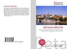 Portada del libro de USS Eaton (DD-510)