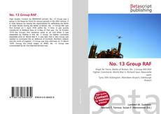 No. 13 Group RAF kitap kapağı