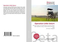 Copertina di Operation Little Saturn