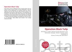 Copertina di Operation Black Tulip